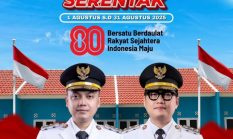 Jelang HUT RI ke – 80, Warga Kibarkan Merah Putih 
