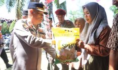 Kapolres Aceh Utara Pimpin Gerakan Pangan Murah, Harga Terjangkau