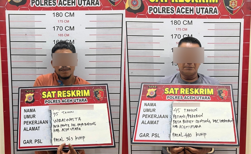 Sat Reskrim Polres Aceh Utara Tangkap Dua Tersangka Baru Kasus Curanmor