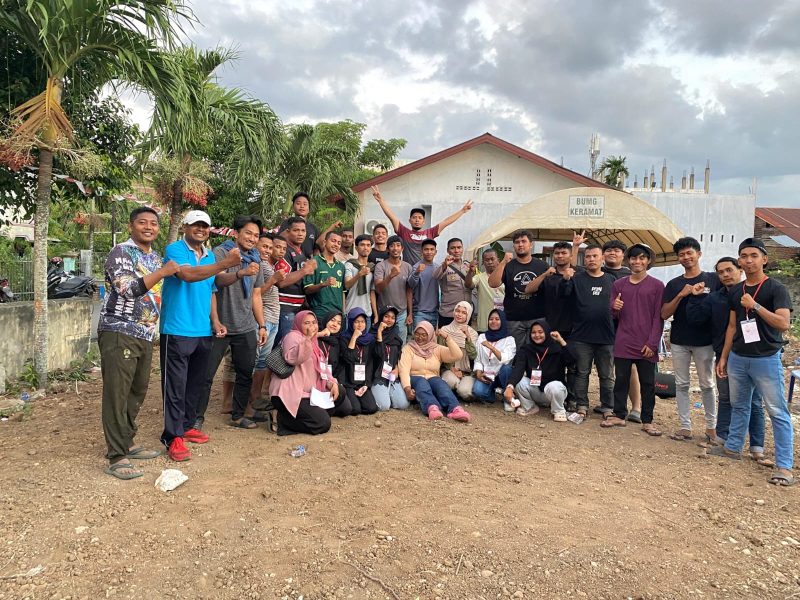 Puluhan Pemuda gampong keuramat Banda Aceh Sianga Jaga Gampong antisipasi tidak terjadi anarkis saat Unjung Rasa Senin 1 September 2025
