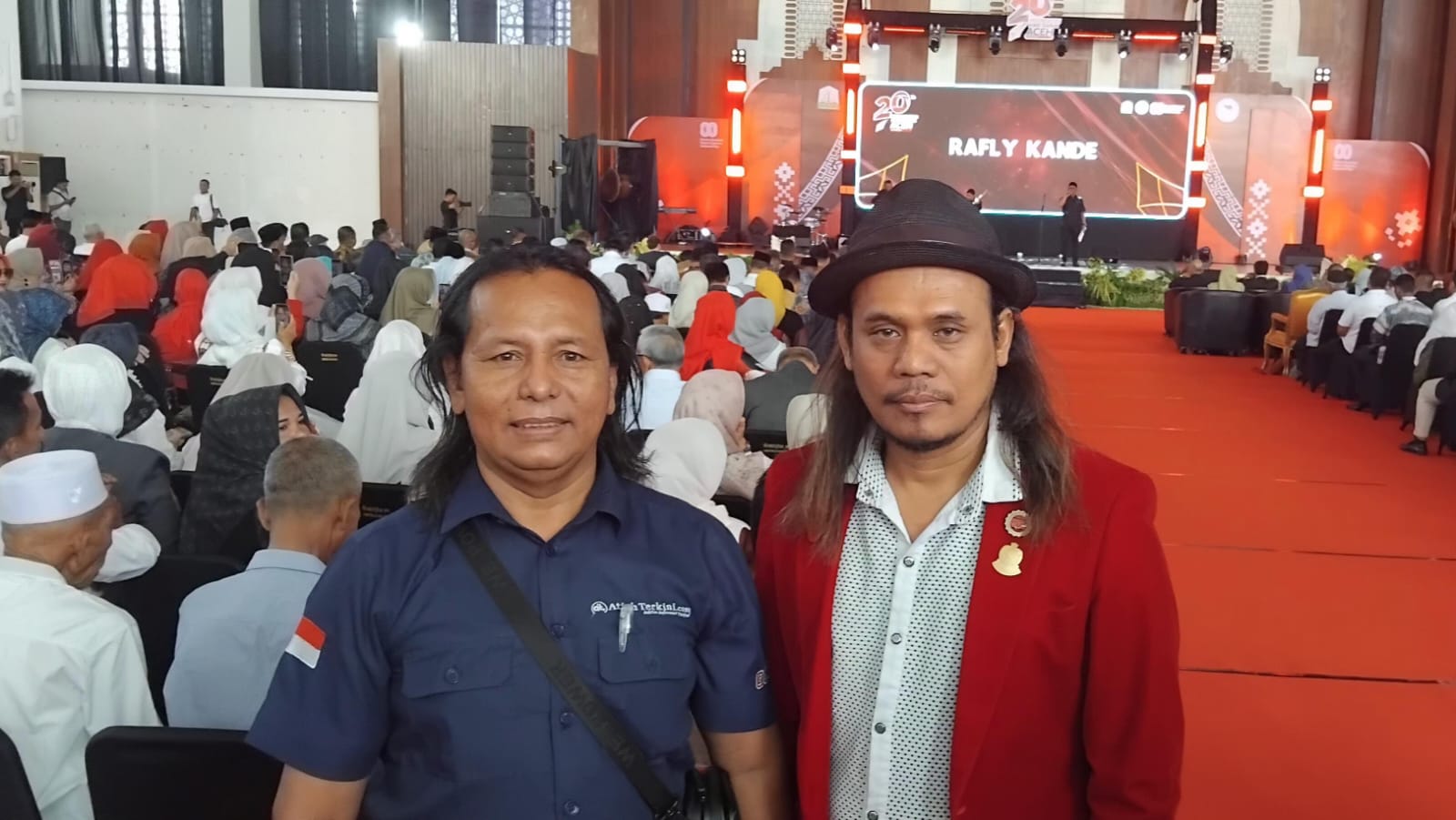 CEO PT Suara Atjeh Terkini Bersama Abu Salam Penasehat Gubernur Aceh Bidang Investasi dan Hubungan Luar Negeri. Minggu 28/09/2025. Poto IST 
