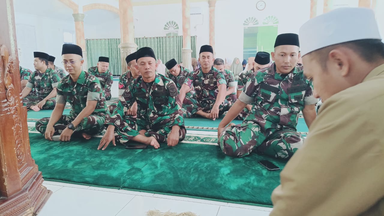 ‎Kodim 0107/Aceh Selatan Gelar Doa Bersama Sambut HUT ke-80 TNI  ‎