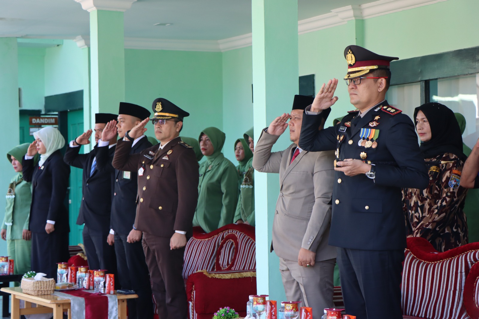 Kodim 0107/Aceh Selatan Gelar Upacara Puncak HUT ke-80 TNI Tahun 2025