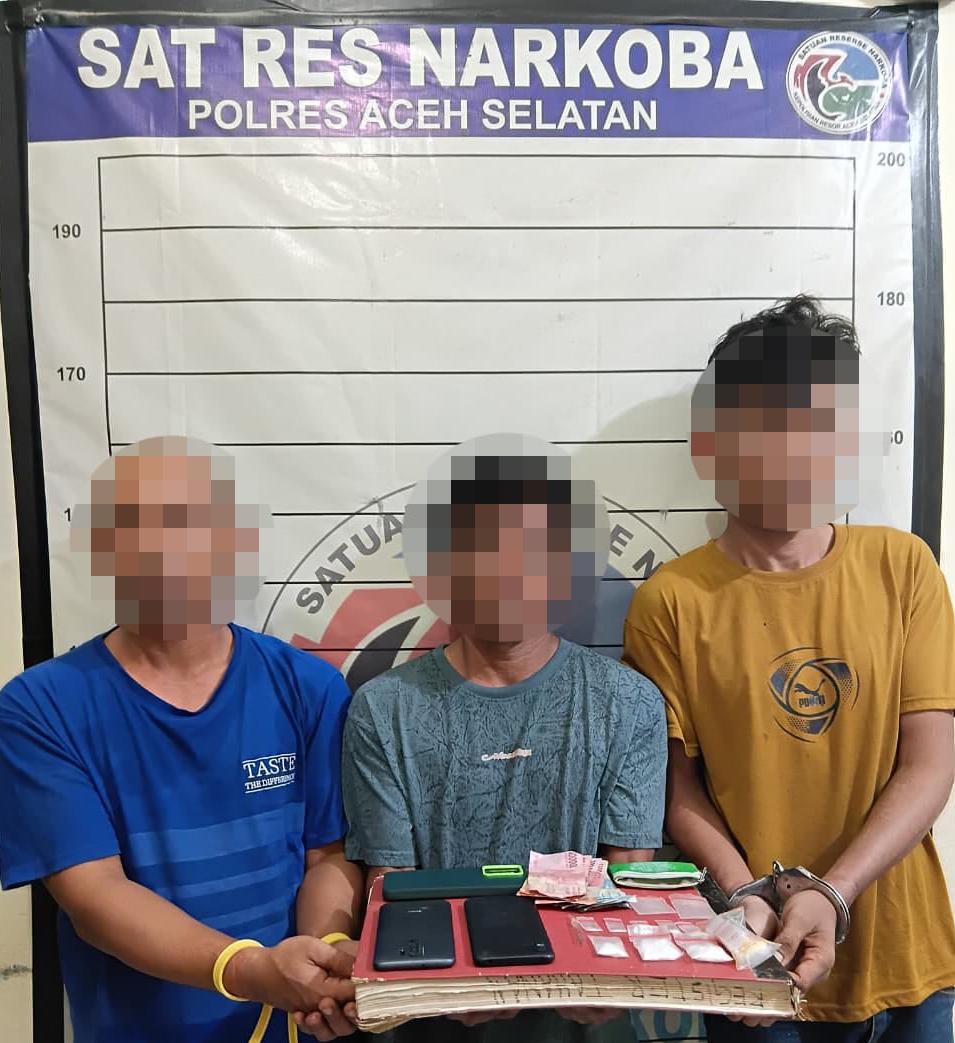Di Lokasi Berbeda, Satresnarkoba Berhasil Amankan Empat Pelaku Narkoba