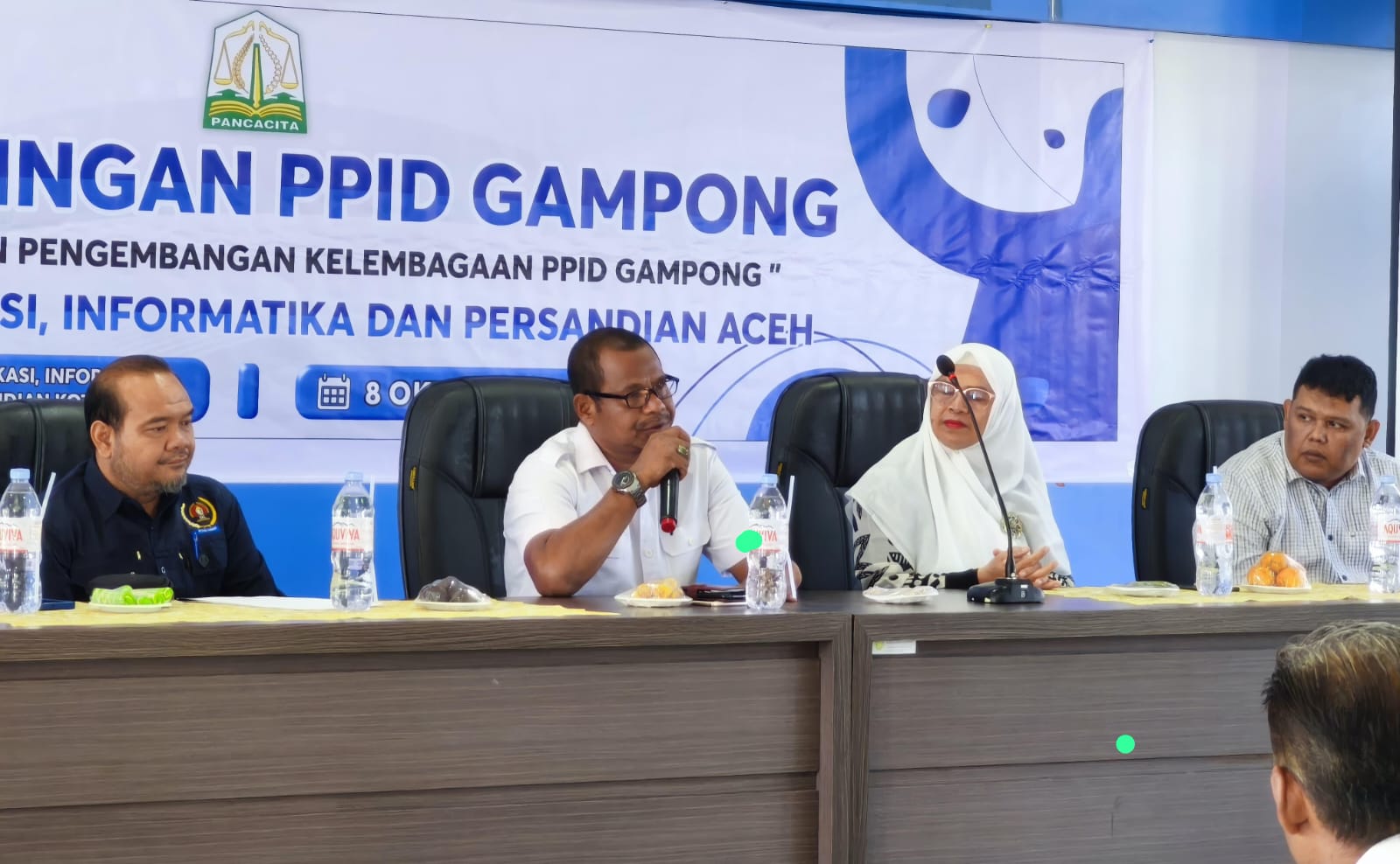Dinas Komunikasi, Informatika, Statistik dan Persandian (Kominfotiksa) Kota Sabang menggelar kegiatan Pendampingan Pejabat Pengelola Informasi dan Dokumentasi (PPID) Gampong, yang dilaksanakan sebagai upaya memperkuat dan mengembangkan kelembagaan PPID di tingkat Gampong dalam wilayah Kota Sabang. 08/10/2025.