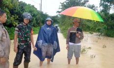 Curah Hujan Tinggi, Banjir  Mulai Landa Pemukiman Warga Langsa