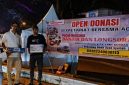 Ajak Warga Donasi Untuk Korban Banjir Bandang, Relawan Sekber Aceh Buka Posko di Taman Hutan Kota Banda Aceh. senin 01/12/2025.