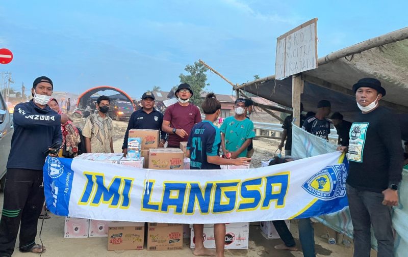 IMI Kota Langsa bersama Komunitas H&H Malaysia distribusikan bantuan korban banjir di Aceh Tamiang.