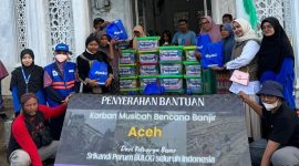 DT Peduli Aceh kobolarasi dengan Srinkandi bulog salurkan bantuan kemanusiaan 130 paket lagistik Pidie Jaya &  Bireuen. Senin (22/12/2025)