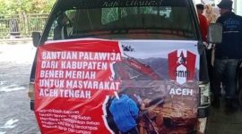 DPD GMNI) Provinsi Aceh menyalurkan bantuan kemanusiaan berupa Palawija kepada masyarakat korban banjir dan longsor di Kabupaten Aceh Tengah, Rabu (24/12/2025).