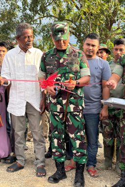 Dandim 0111/Bireuen Serahkan Jembatan Bailey Kehidupan Warga Jangka Mesjid 