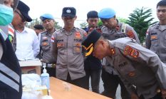 Pimpin Gaktibplin, Kapolres Aceh Utara Lakukan Pengecekan Urine Kepada Personel