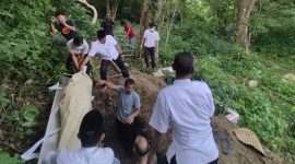 proses pemakaman mayat temuan tanpa indetitas di TPM Gampong Balohan, Sukajaya, Kota Sabang. Rabu 21/01/2026.