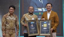 PT Bank Aceh Syariah kembali menorehkan Orestasi gemilang di tingkat nasional dengan memenangkan penghargaan dalam ajang