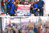 Komandan Kodim 0111/Bireuen, Letkol Arh Luthfi Novriadi S.E., Sos., M.Han., M.Sc., bersama jajaran TNI, unsur Muspika, dan relawan kemanusiaan menyalurkan bantuan berupa tas sekolah dan perlengkapan alat tulis bagi anak-anak korban bencana banjir di Kabupaten Bireuen. Senin (05/01).