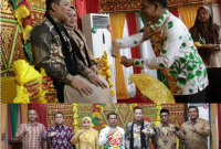 Plt Bupati Aceh Selatan H. Baital Mukadis laksanakan prosesi adat peusijuk di Hall Pendopo Bupati Aceh Selatan, Selasa (6/1/2026) malam.