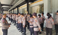 Kepolisian Bersama Mahasiswa STIK Angkatan Ke-83 dalam Kegiatan Pemulihan Bencana 