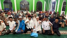 Para Punggawa DPD KNPI Langsa bersama penghuni Lapas Narkoba Langsa usai giat Safari Ramadhan 1447 H.