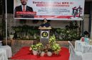 Anggota Komisi III DPR RI Fraksi PKS Dr. H. M. Nasir Djamil M. Si saat menyampaikan materi 4 Pillar MPR RI di hadapan pengurus dan anggota Barsabnas. 