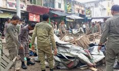 Bangunan Lapak PKL Pajak Langsa Dibongkar Paksa