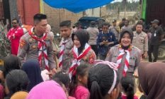 Mahasiswa STIK Angkatan 83  Laksanakan Trauma Healing untuk Anak-Anak