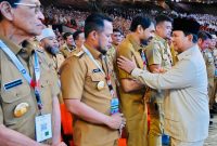 Gubernur Aceh Muzakir Manaf bersama Wakil Gubernur Aceh Fadhlullah, SE, didampingi unsur Forum Koordinasi Pimpinan Daerah (Forkopimda) Aceh serta para bupati dan wali kota se-Aceh, mengikuti Rapat Koordinasi Nasional (Rakornas) Pemerintah Pusat dan Daerah Tahun 2026 di Sentul, Bogor, Minggu (2/2/2026).