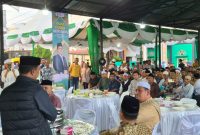 Anggota Komisi V DPR RI Fraksi Partai Kebangkitan Bangsa (F-PKB), H Ruslan Daud (HRD) buka puasa bersama di hadiri sebanyak 2.000 Masyarakat  Korban bencana Alam,Rabu 04/03/2026.