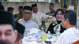 Wali Kota Banda Aceh, Illiza Sa’aduddin Djamal, menghadiri acara buka puasa bersama keluarga besar Komite Olahraga Nasional Indonesia (KONI) Kota Banda Aceh, Rabu, 4 Maret 2026, di Sekretariat KONI Kota Banda
