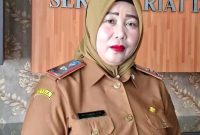 Ketua Komando Satgas Penanganan Bencana / Sekda Kota Langsa Dra Suhartini MPd. 