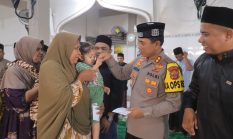Polri Peduli, Kapolres Lhokseumawe Santuni Anak Yatim di Bulan Suci