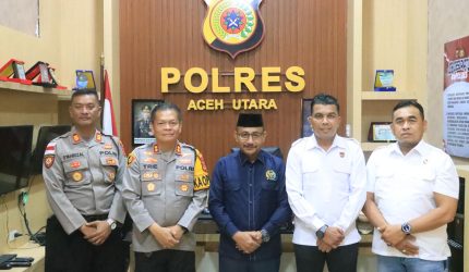 Anggota DPD RI Asal. H. Sudirman Silaturahmi Ke Polres Aceh Utara AKBP Aprianto,SH.MH. Rabu 25/03/2026.