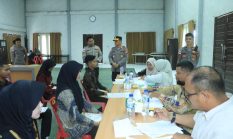Kapolres Aceh Utara Monitoring Penerimaan Terpadu Calon Anggota Polri T.A 2026