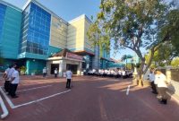 Dinas Pendidikan Aceh menggelar apel pagi perdana usai libur Hari Raya Idul Fitri 1447 Hijriah, Rabu (25/3/2026).