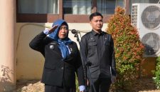 Sekretaris Daerah Pemerintah Kota Langsa Dra. Suhartini MPd pimpin upacara Hari Otonomi Daerah XXX Tahun 2026