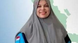 Wakil Ketua DPD KNPI Kota Langsa Bidang Perempuan dan Perlindungan anak, Evi Zulida, S.Pd, M.S