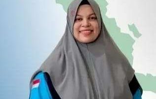 Wakil Ketua DPD KNPI Kota Langsa Bidang Perempuan dan Perlindungan anak, Evi Zulida, S.Pd, M.S