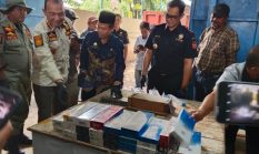 545.452 Batang Rokok Ilegal Rp1,29 Miliar Dimusnahkan Bea Cukai Langsa