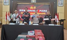 Polres Lhokseumawe Bongkar Peredaran Rokok Ilegal Tanpa Cukai dan Peringatan Kesehatan