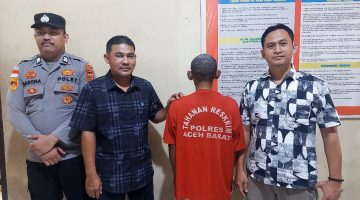 Polres Aceh Barat Amankan Pelaku Dugaan Kekerasan Seksual terhadap Anak