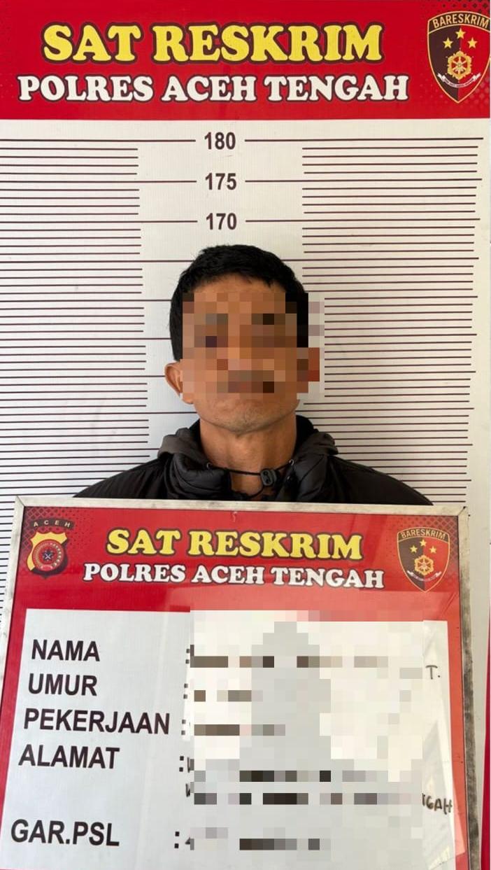 Kepolisian Resor (Polres) Aceh Tengah berhasil mengungkap kasus pencurian di sebuah rumah kosong yang berada di Kampung Mongal, Kecamatan Bebesen. Seorang pria berinisial KT (48)