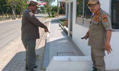Satpol-PP Pastikan Bangunan Pos Satpam di Jln. TM Bahrum Tak Melanggar Aturan